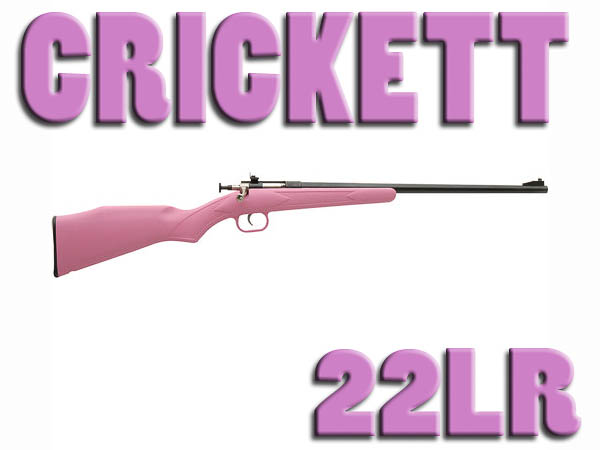 Crickett Synthetic Youth Rifle Pink, .22 LR